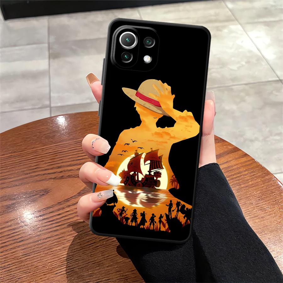 Luffy Zoro Cartoon Case for Xiaomi Mi 10T CC9Pro 13 11T 14 Pro 9 9T 10 11 13 Lite Phone Cover