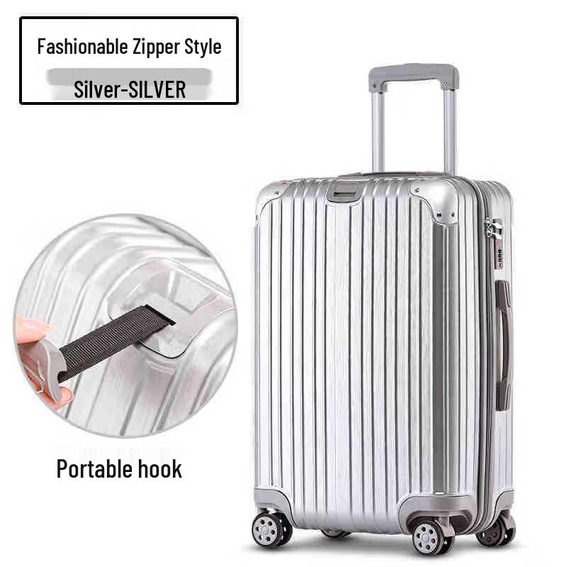 

JOURHEY SHI Zipper Luggage with Silent Wheels 22 inch