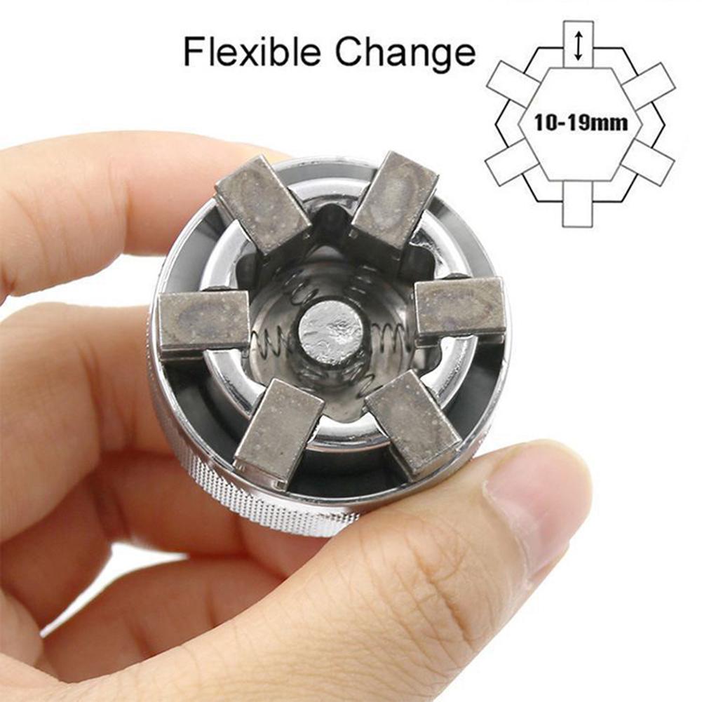 Steel Universal Hexagon Wrench Socket Sleeve Heads for Ratchet Wrench Spanner Axle Fit Bicycle Bike Repair Tool