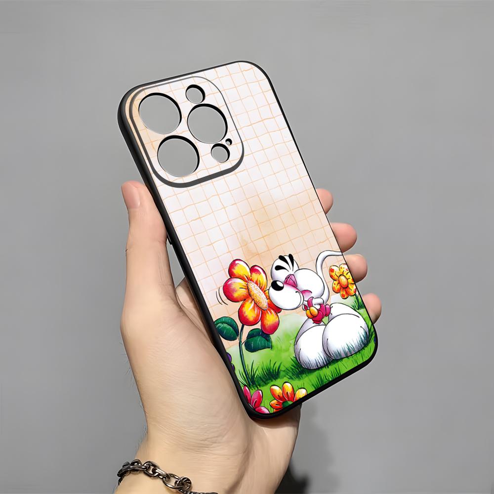 Cartoon D-Diddl Phone Case For IPhone 17 Pro Max 16 15 14 Pro Max 13 11 X Xs Xr 8 7Plus Silicone Cover