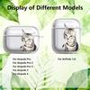 Clear Earphone Cases Cover Case For Airpods 4 Pro 2 Pro3 3 Pro2 1 Cool Cat