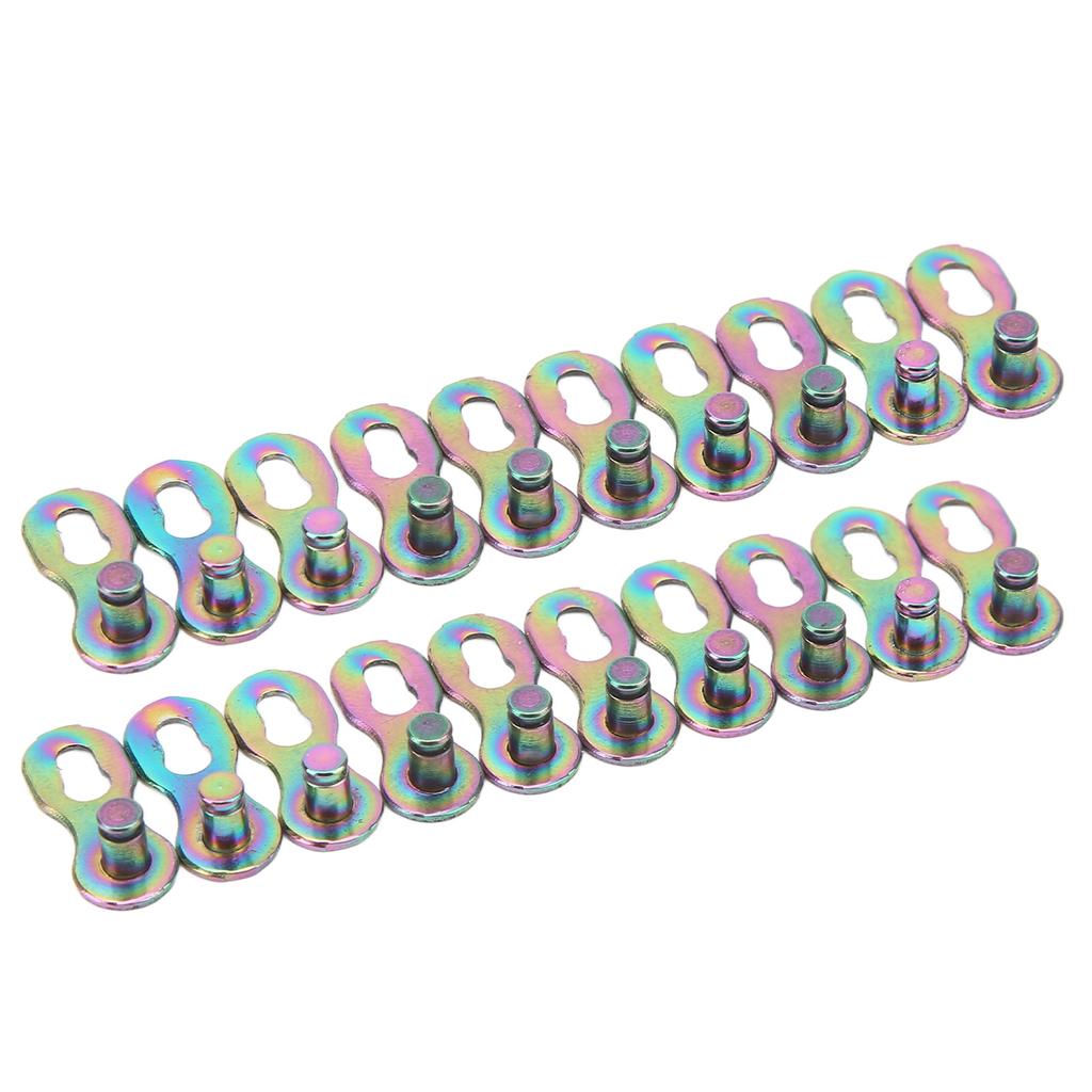 10 Pairs Bike Missing Link Speed Chain Link Road Bike Chain Link Connectors with 9 Speed Colored