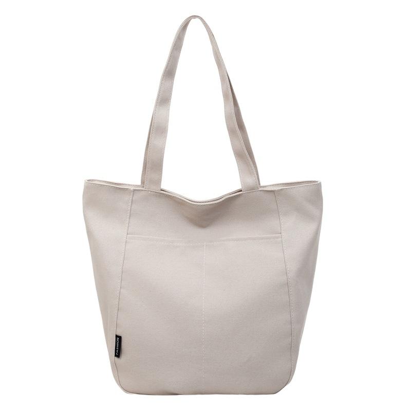 Autumn and Winter Large-capacity Bag Women's New Lazy Canvas Tote Bag College Student Class Shoulder