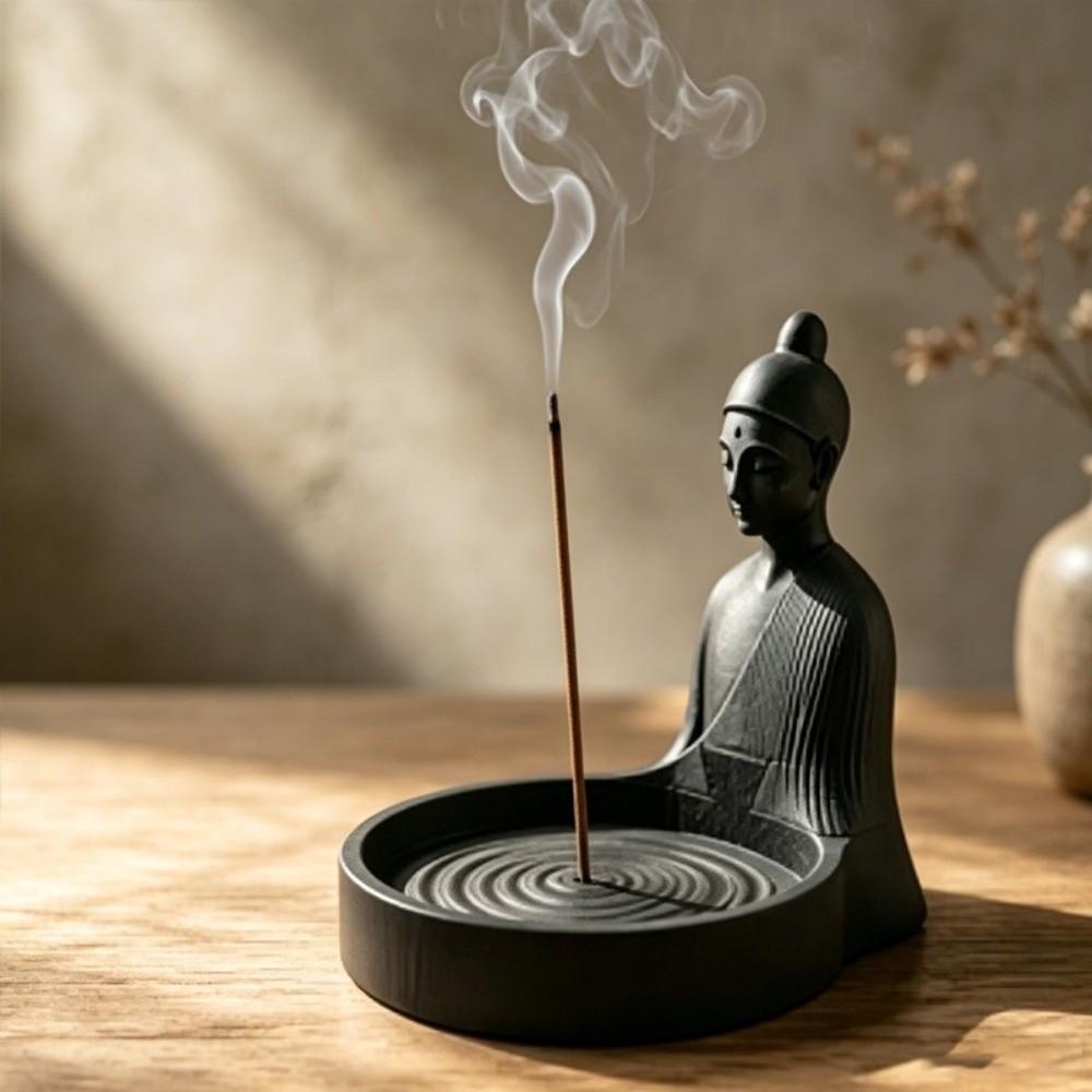 with Ash‑Catching Chinese Incense Stick Holder Zen Style Stick Incense Holder  Desktop Use