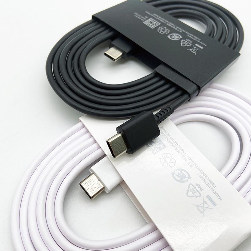 For Samsung 45W/25W PD Fast Charger Cable USB C To Type C Data 3A USB Cable For Galaxy S24 S23 Ultra For iphone 15 Pro Max