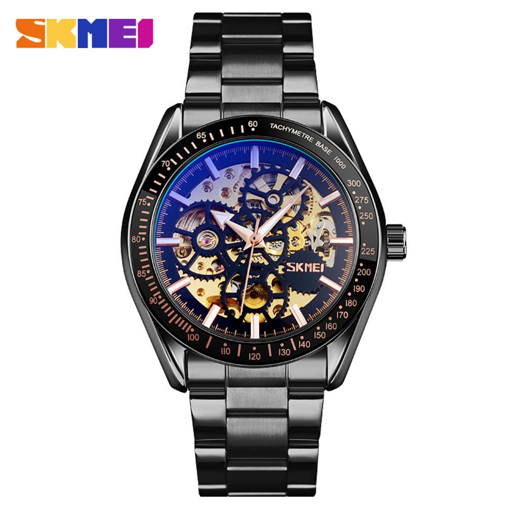 SKMEI Automatic Watches Men Hollow Mechanical Wristwatch Luminous Hands 30m  waterproof 9194 günstig kaufen — Preis, kostenloser Versand, echte  Bewertungen mit Fotos — Joom