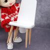Dollhouse Chair Multi-purpose Good Craftsmanship Wood Dollhouse Modern Style Chair for 1/12 Doll House