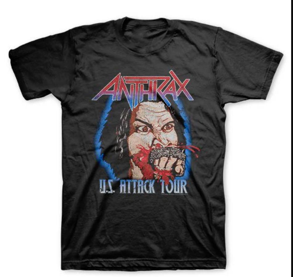

Anthrax U.S. Attack Black unisex S-234XL shirt A484 L