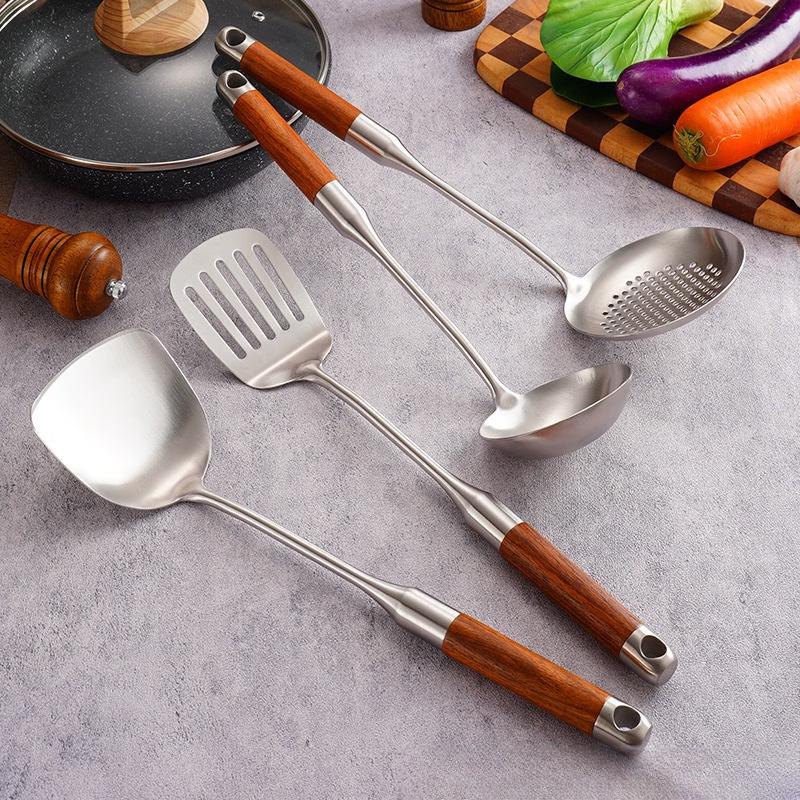 Zhishi 316 Stainless Steel Spatula with Rosewood Handle