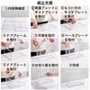 COZENTA Figure Display Collection Transparent Wall Mount Case, Case, PET, Shelf, Magnetic, (3 Tiers, 27x36x13cm)