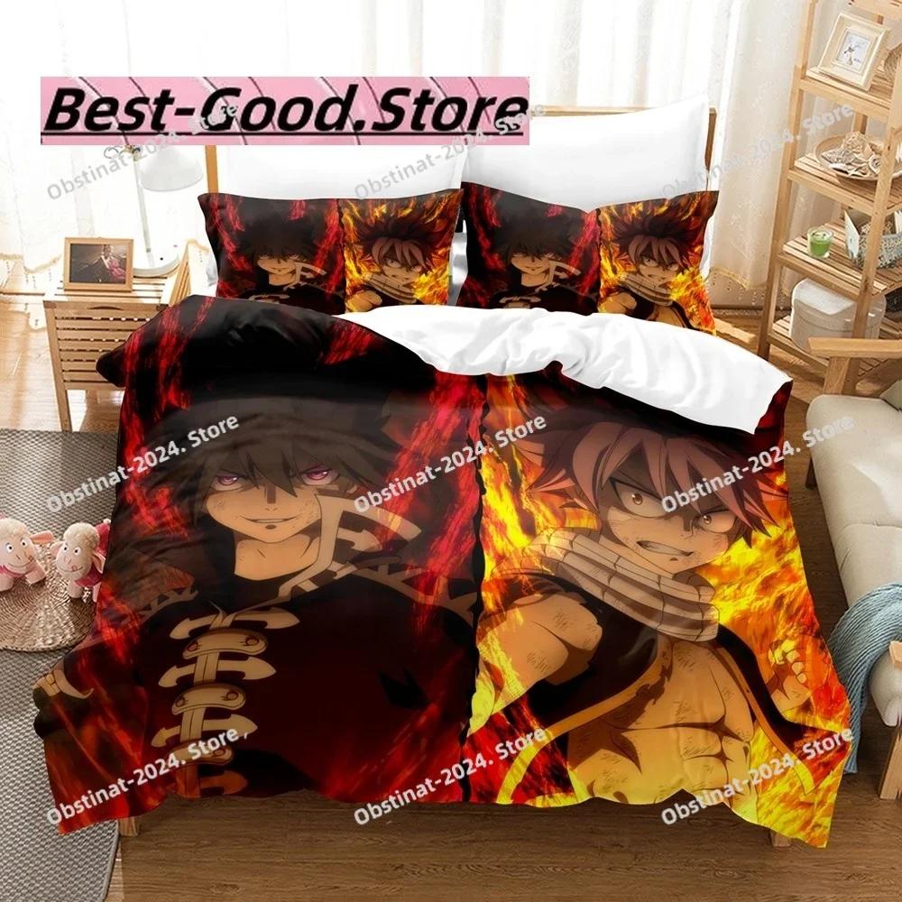 Zeref Dragneel Bedding Set Single Twin Full Queen King Size Bed Set Aldult Kid Bedroom Duvetcover Sets 3D Print bed set 2