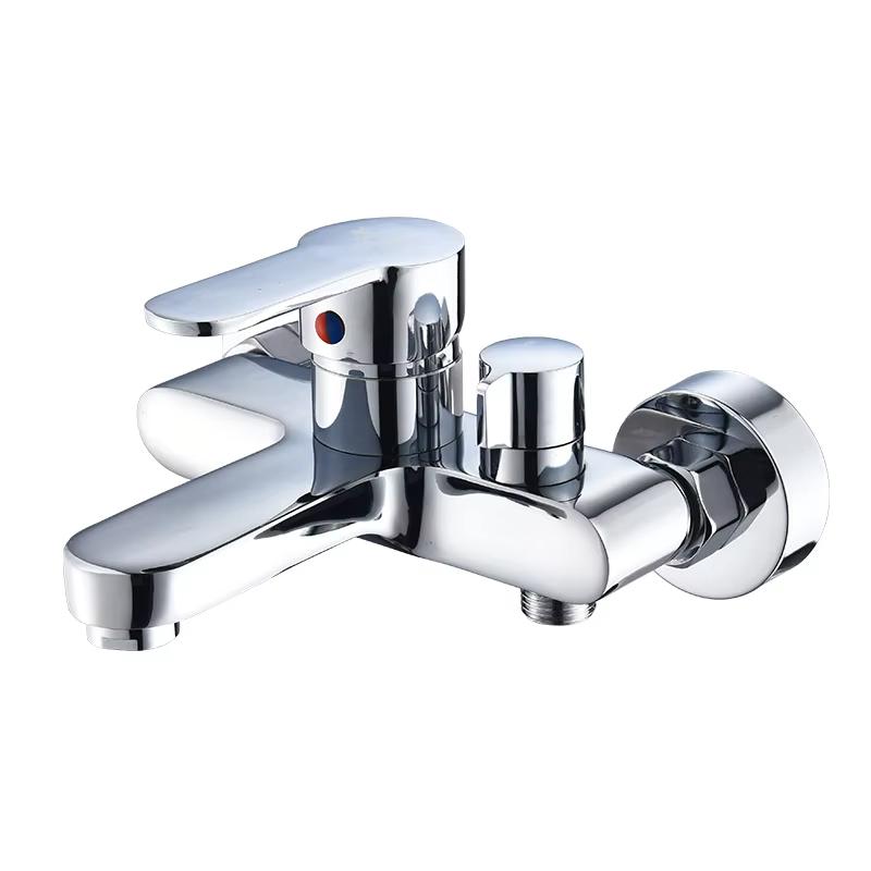 Gray bathroom shower faucet, mixer valve, shower set, bathtub mixer switch, hot and cold water tee faucet, shower tap