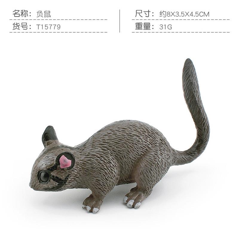 Beautifully Crafted Static Model Animals In Vibrant Colors Red Fox Kangaroo Skunk And Others