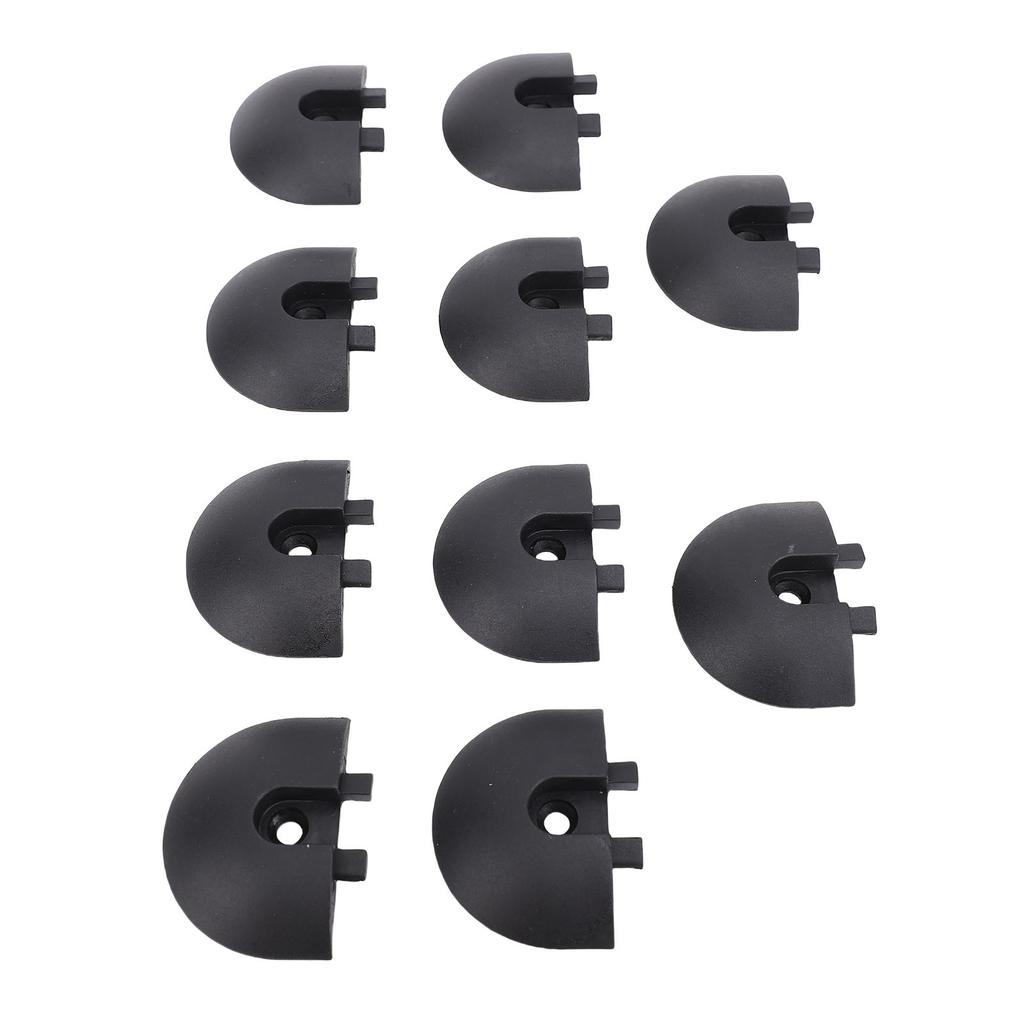 10PCS Angled L Track Rail End Caps Eliminates Incisive Edges for Truck Bed Trailer Cargo Control Pickup RV ATV