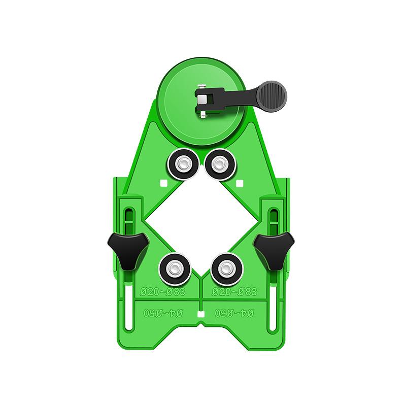 Multi-Functional Tile Hole Locator with Suction Cup Adjustable Drill Guide for Precise Glass Tile Drilling