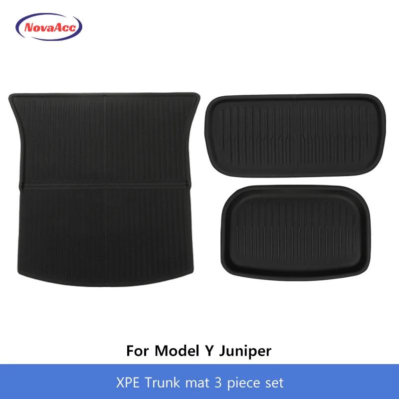 Car Floor Mats For Tesla Model Y Juniper 2025 XPE Trunk Liner Non - Slip Wear - Resistant Cushion All-Round Cargo Protective Pad