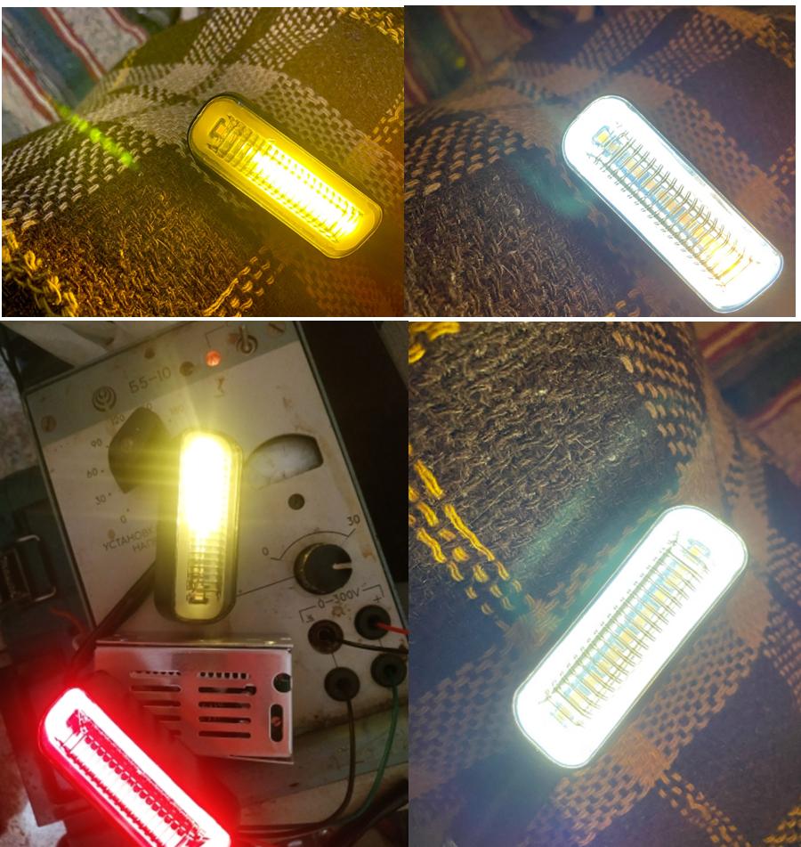 Universal Motorcycle Turn Signals Light Tail Lamp M10 Brake 12V 10mm 4Pcs LED