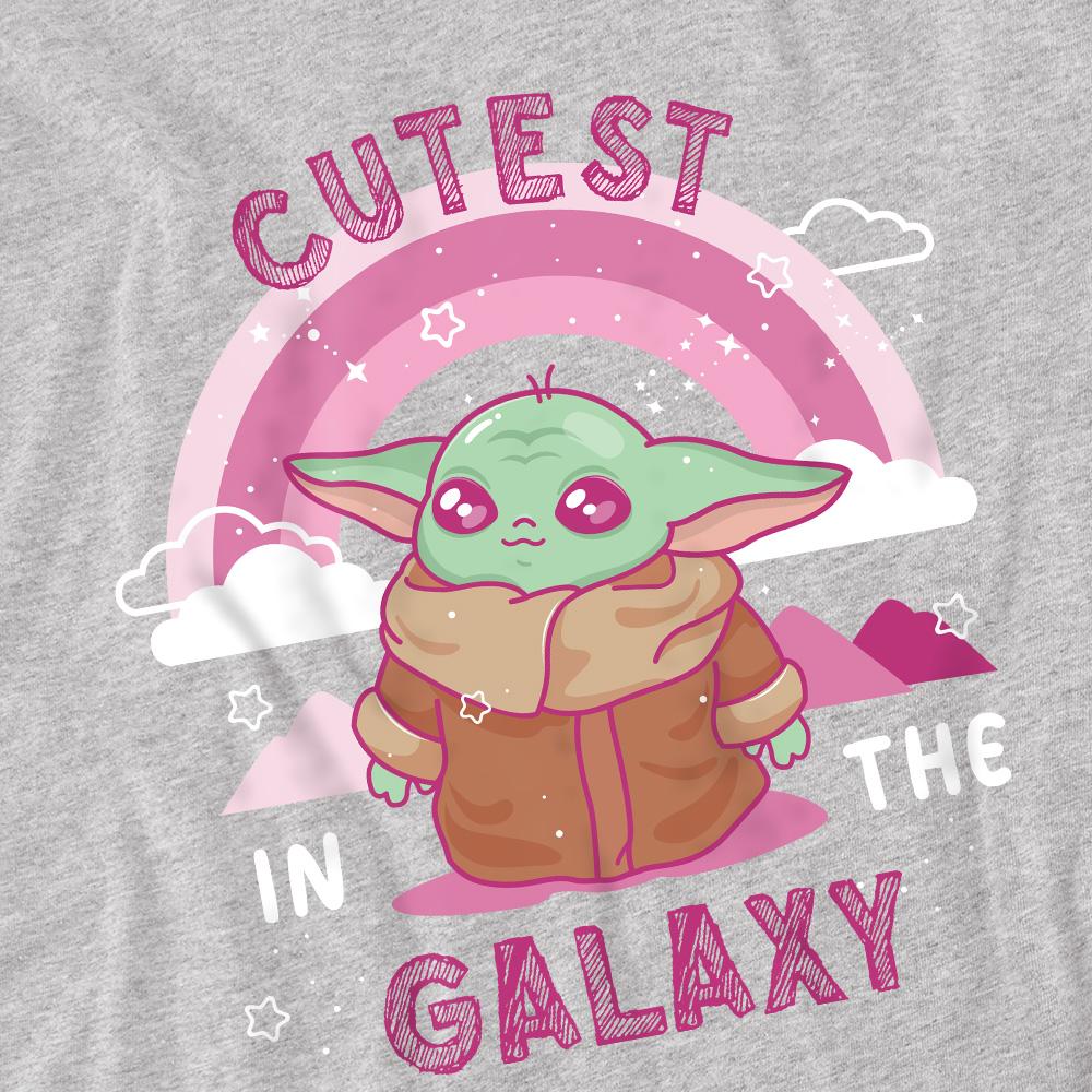Star Wars: The Mandalorian Mens Cutest In The Galaxy Grogu T-Shirt