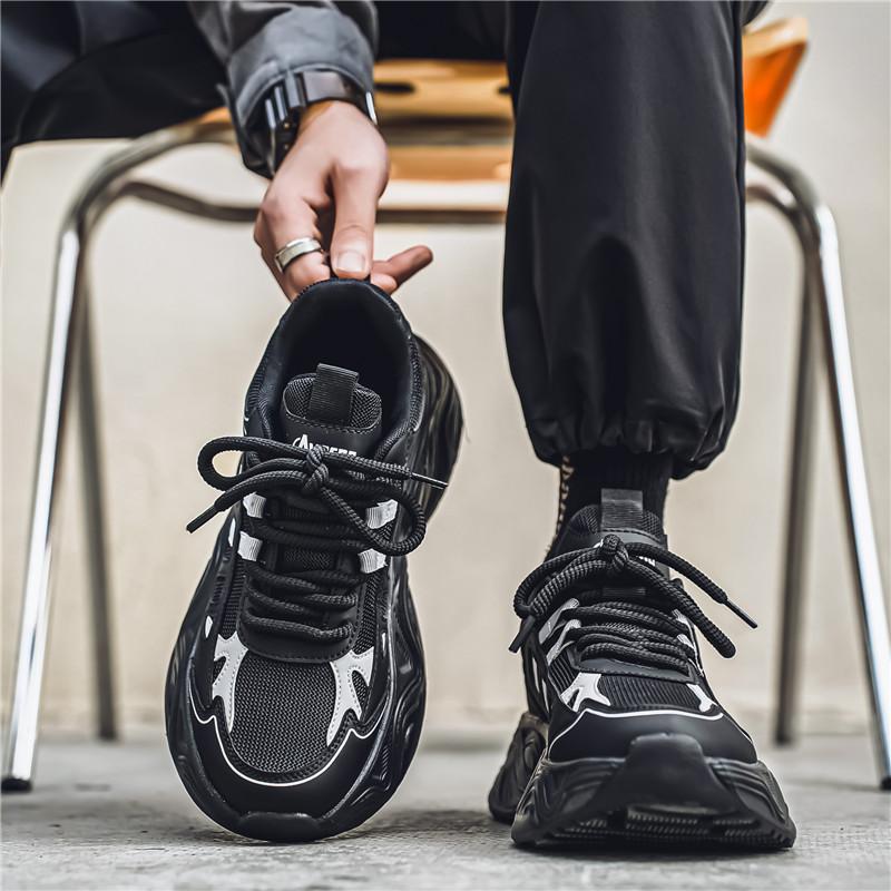 Breathable New Summer Men's Platform Fashion Dad Shoes Versatile Trend Sports and Leisure Shoes Personalized Men's Shoes