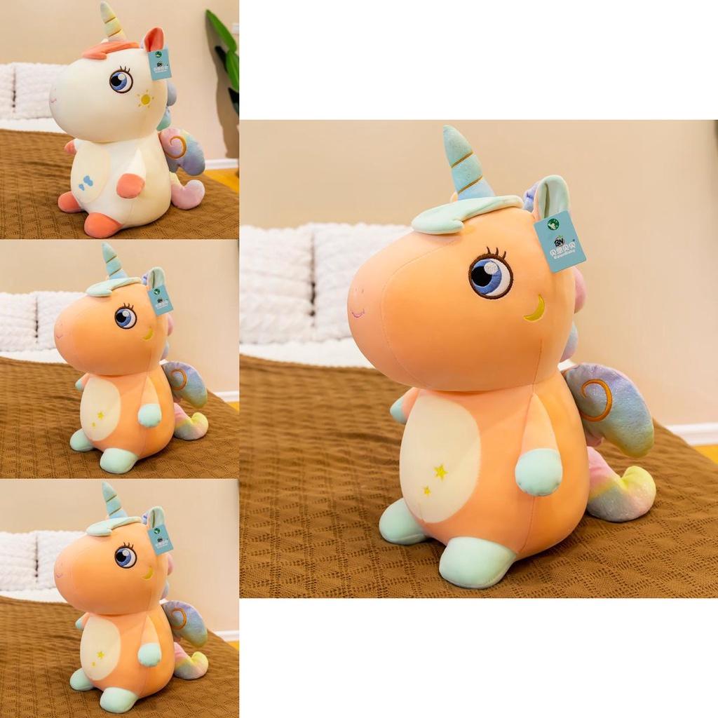 Schattig Zacht Eenhoorn Pluche Speelgoed Rond Dik Eenhoorn Engel Paard Voor Meisjes