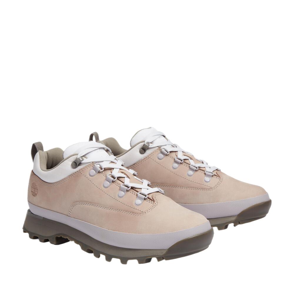 Timberland Euro Hiker Leather Fashion Comfortable Versatile Shock Absorbing Breathable Low Top Training Shoes Men sneaker Light-Beige TB0A6EP1EO2