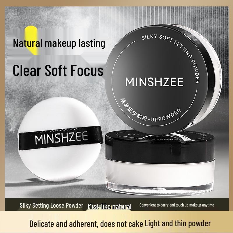 Soft Focus Long-Lasting Loose Setting Powder - Oil Control, Waterproof & Sweatproof, No Caking or Smudging.