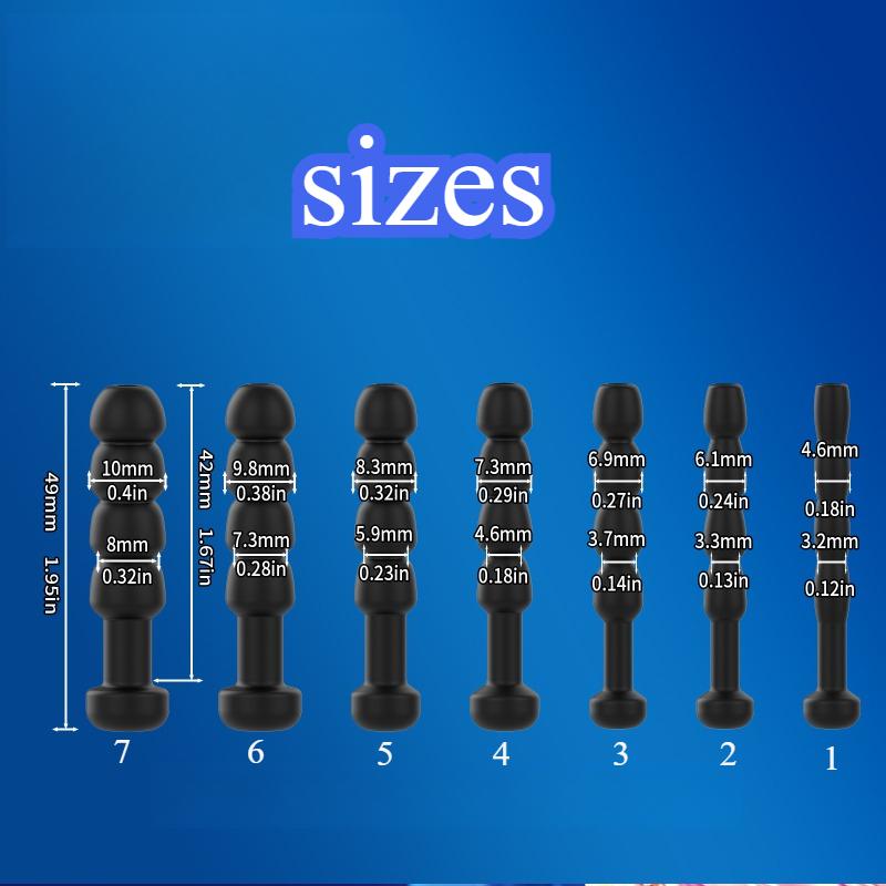 Urethral Toys for Man Silicone Urethral Catheter Dilator Horse Eye Stimulation Sex Toys Sounding Penis Plug Insert Uretral Probe