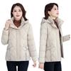 Padded jacket new foreign style 2025 winter jacket women's plus down padded jacket fattened autumn and winter plus size
