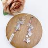 Y2K Fashion Sweet Flower Beaded Wind Chime Pendant Cute Phone Charm Strap Keychain Woman Bag Charm Decoration