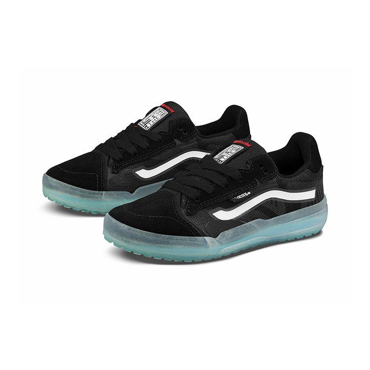 Vans Classics Canvas Casual Low top Kids' Skateboarding Shoes Black White Children Aged 3 7 Years Old VN0A5HZ2B8C