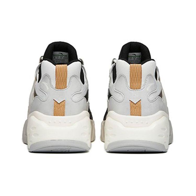 ANTA Men's Xingfeng Retro Chunky Dad Shoes Off White Grey Brown 112148808-1