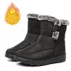 Dámské boty do sněhu větší velikosti 35-44 Dámské kotníkové boty pro ženy
