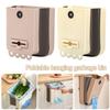 Plastic Hanging Trash Can Foldable Wall Mounted Garbage Can New Kitchen Compost Bin  Cabinet Door