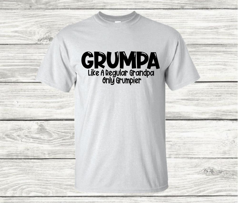

Grumpa - Like a Regular Grampa only Grumpier - Funny T-Shirt Unisex T-Shirt S