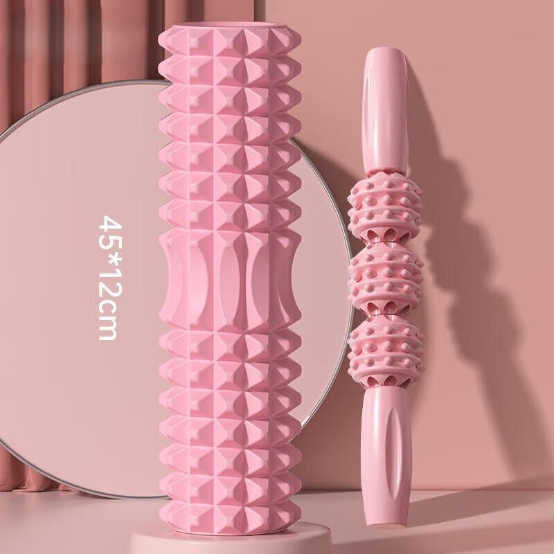 Fascia Massage Roller and Spiky Stick Set