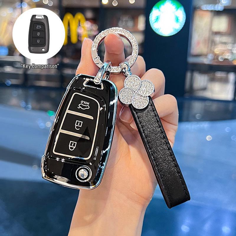 Kompatibel mit 20 Modellen: Schlüsselabdeckung für Beijing Hyundai New Elantra, Verna, ix25, Mistra, ix35 - Schutzschale Schnalle