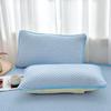 Cooling Ice Silk Pillowcase Solid Color Bean Fabric Summer Air Con Washable Home Use Plain Pillow Cover Without Pillow