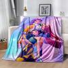 Future Fashion Icons Blanket Comfortable Perfect for Bedding Office Chair Livingroom for All Seasons Digital Print