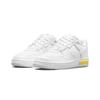 Nike Air Force 1 Fontanka Low Top Skateboard Shoes White Yellow Children Aged 3 7 Years Old DO6146-100