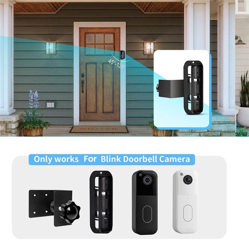 A25F-For Blink 2Nd Gen Adjustable Angle Mount Doorbell Doorbell Bracket 45°-135° Adjustable