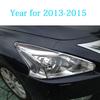 Car Cover Detector ABS Chrome For Nissan Teana Altima 2013 2014 2015 2016 2017 2018 Front Head Light Lamp Trim Frame Eyebrow