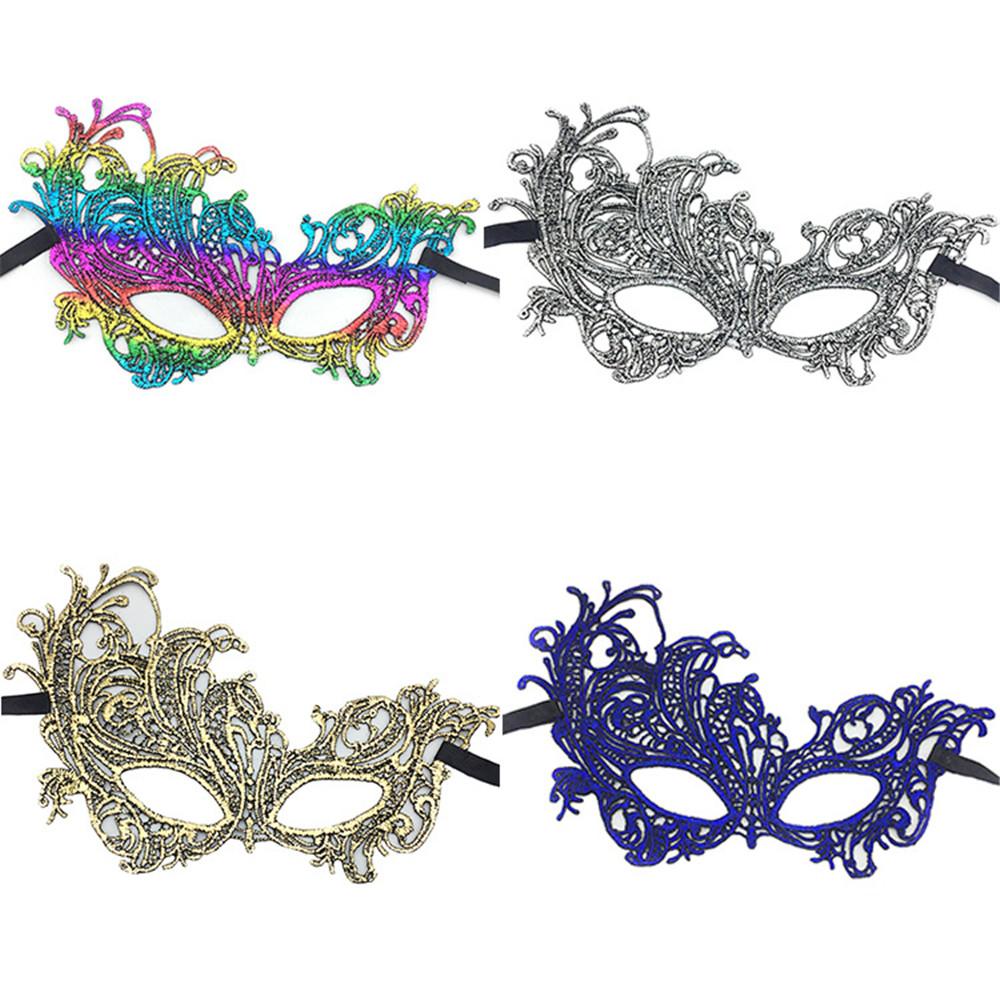 Lace Mask Colorful Gilding Sexy Club Bar Cosplay Masquerade Party Mysterious Angel Eye Mask Nightclub Festival Party Accessories