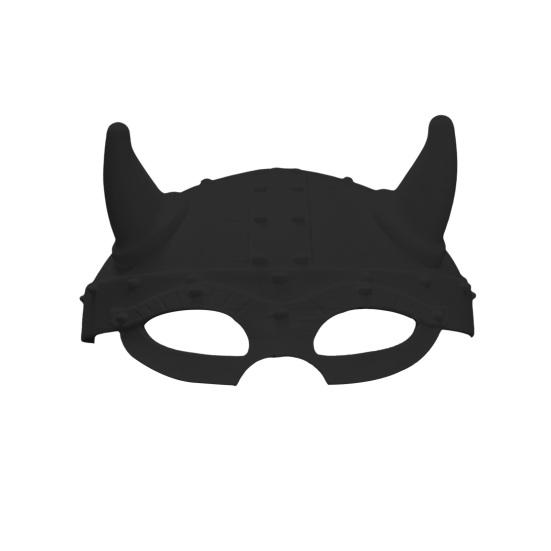 3D-gedruckte Katzenmaske Lustige Wikinger-Katzen-Gesichtsmaske für Maskerade Cosplay Kostüm Halloween Party Zubehör