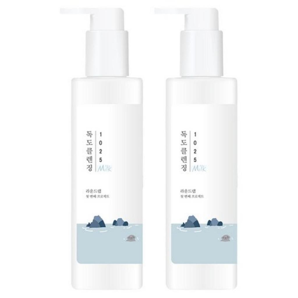 ROUND LAB 1025 Dokdo Cleansing Milk Gentle Hydrating Makeup Remover 200ml