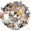 50Pcs/Set Naughty Cats Series 01. Scratch Marks PET Stickers Waterproof DIY Fashion Doodle Decals Stickers