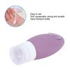 Innovative Travel Bottle with Suction Cup Portable Silicone Cosmetic Storage Bottle for Outdoor