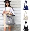 Big Capacity Crossbody Bag Canvas Shopping Bag Crossbody Shoulder Bag