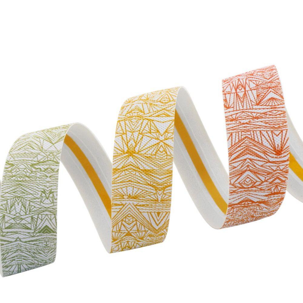 Two Rolls with Handle Blocking Cycling Handlebar Tape Gradient Color Wrap Handle Tape MTB