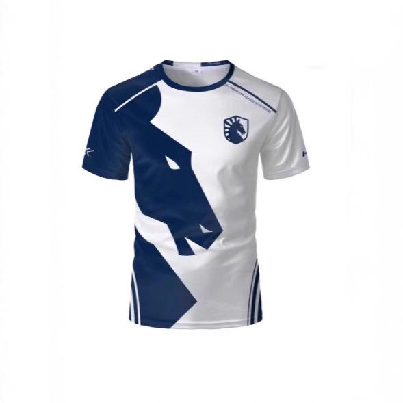 New Liquid Team Men's T-Shirt Esports Game Uniform 3D Printed Short Sleeve T-Shirt T-Shirt Summer Breathable Boys