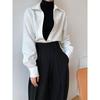 LUXI 2025 Autumn Women’s Long Sleeve V-Neck Fashion Top